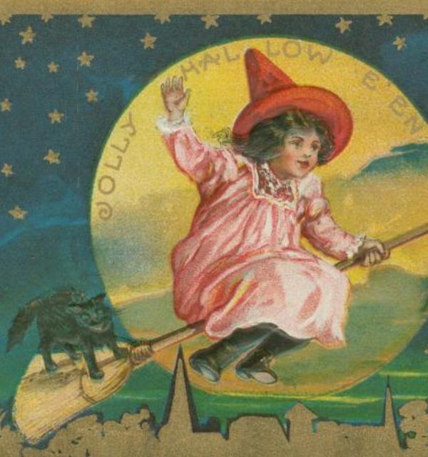 Halloween postcards public domain review