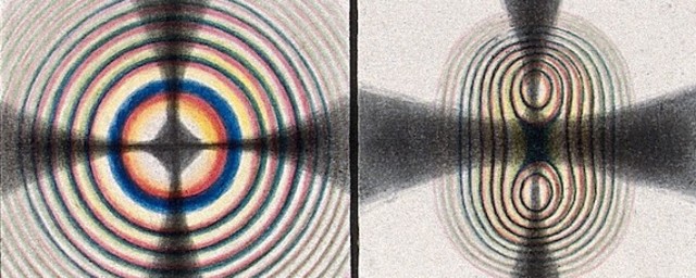 %e2%80%9ccoloured rings%e2%80%9d  mezzotint with watercolour by ren%c3%a9 henri digeon  after an image by j. silberman  plate viii in les ph%c3%a9nom%c3%a8nes de la physique %281868%29